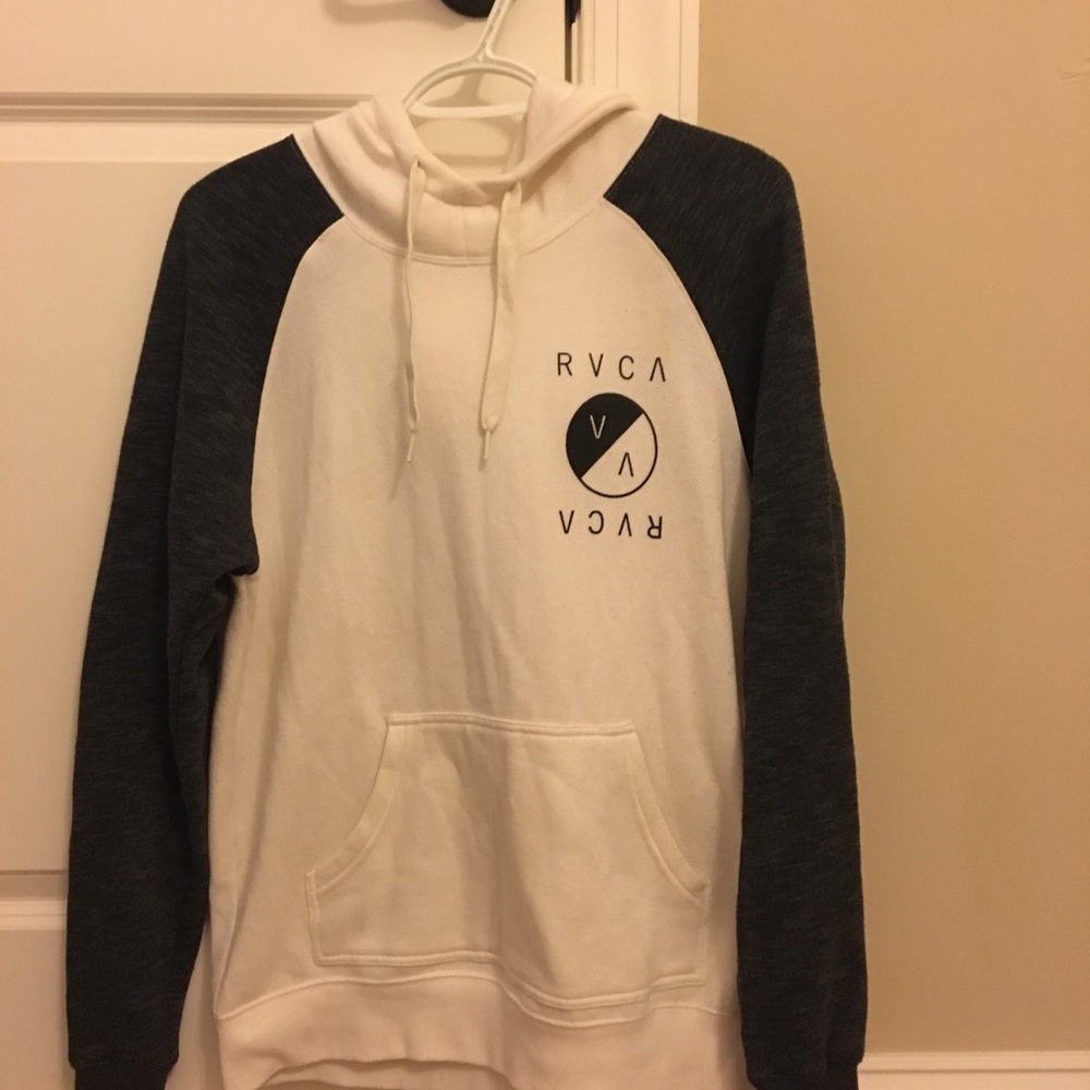 colorblocked RVCA skater hoodie